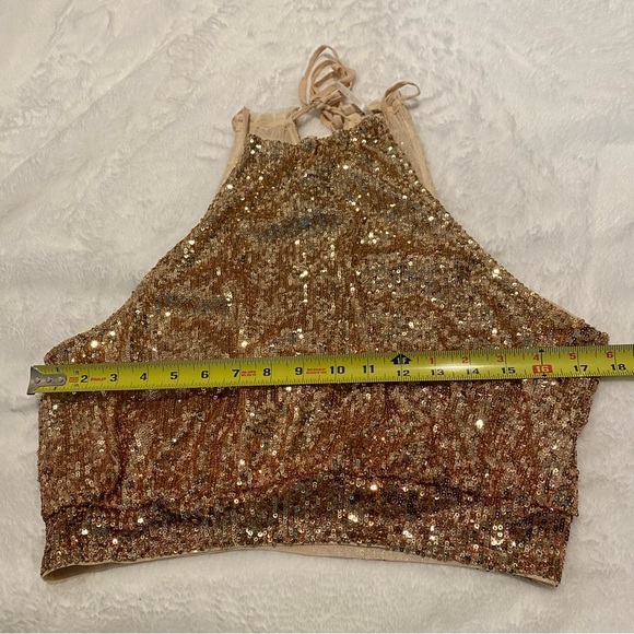 Sequin Back Bow Tie Top - Picture 5 of 10